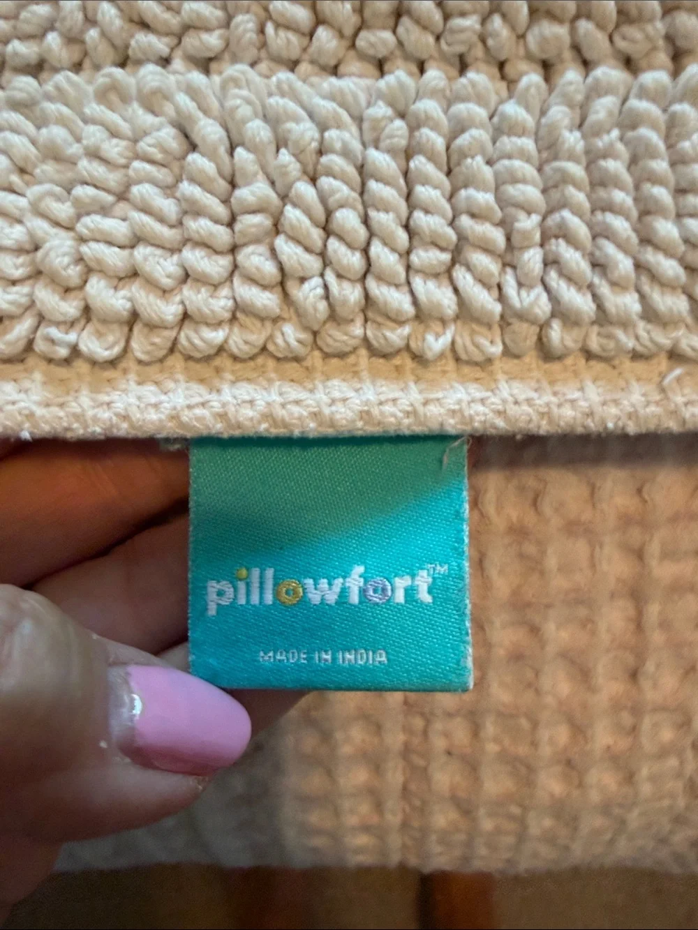 Pillowfort Beige Embossed 